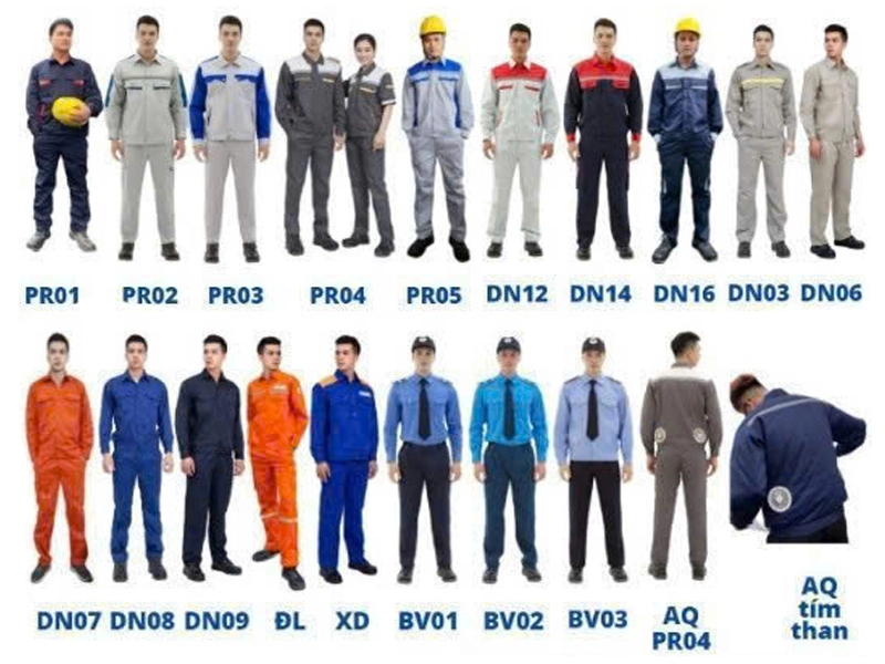 Quần áo bảo hộ lao động Dương Châu