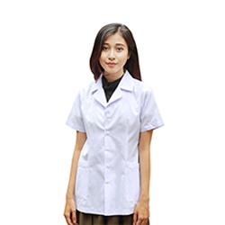 Áo blouse nữ tay ngắn vải kate