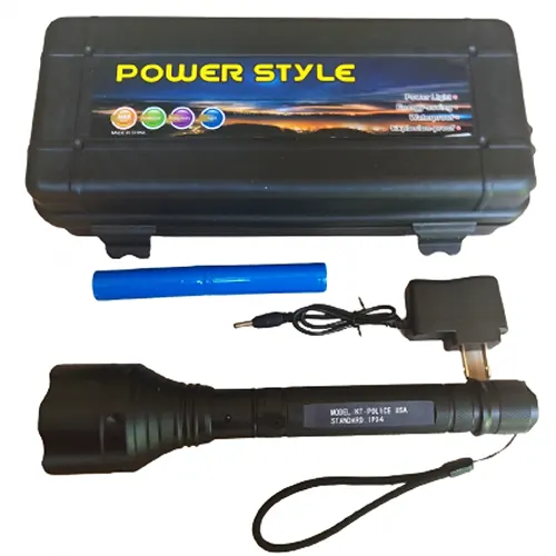 Đèn pin sạc ánh sáng trắng chịu nước IPX5