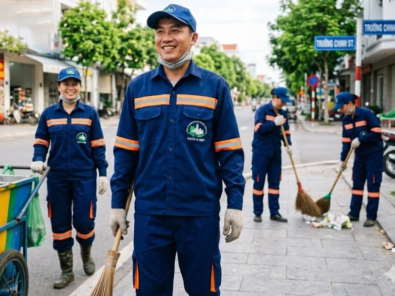Đồng Phục Công Nhân Vệ Sinh Môi Trường Giá Tốt – Thiết Kế Theo Yêu Cầu
