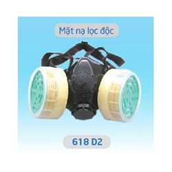 Mặt nạ lọc độc 2 lọc D – 618D2